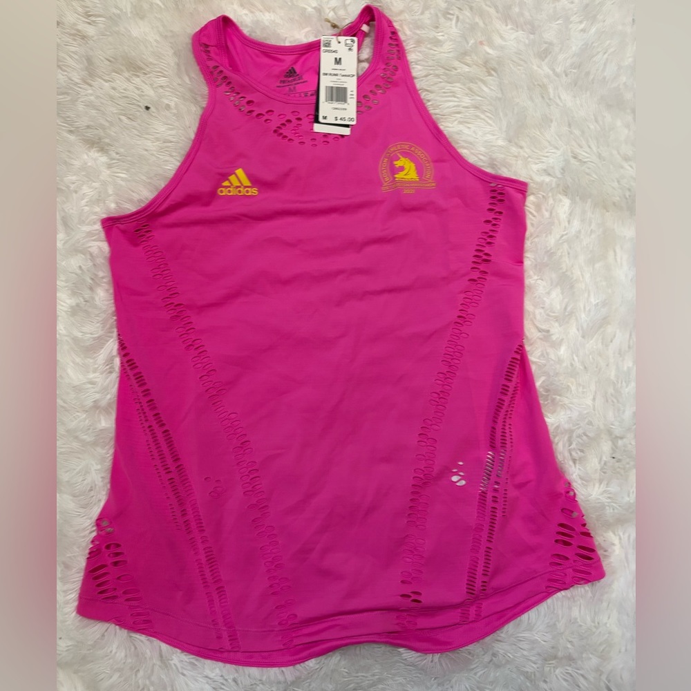 Adidas Boston marathon runner tank top #112